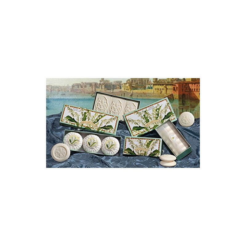 Lily of the Valley Soap, Round, 3 Pieces Each 100