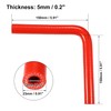 X AUTOHAUX 13mm 0.51" ID 90 Degree Elbow Silicone Reducer
