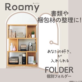 Lihit Lab Roomy F292-24 Individual Folders, A4, Black, 3 Sheets