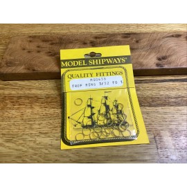 MODEL SHIPWAYS MS0438 Trop Ring 3/32  - NOS - 1 Packs
