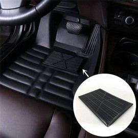 Universal Car Floor Mat Pad Heel Foot Carpet Pedal Patch Cover Anti-Skid Pedal Mat - 25X16cm