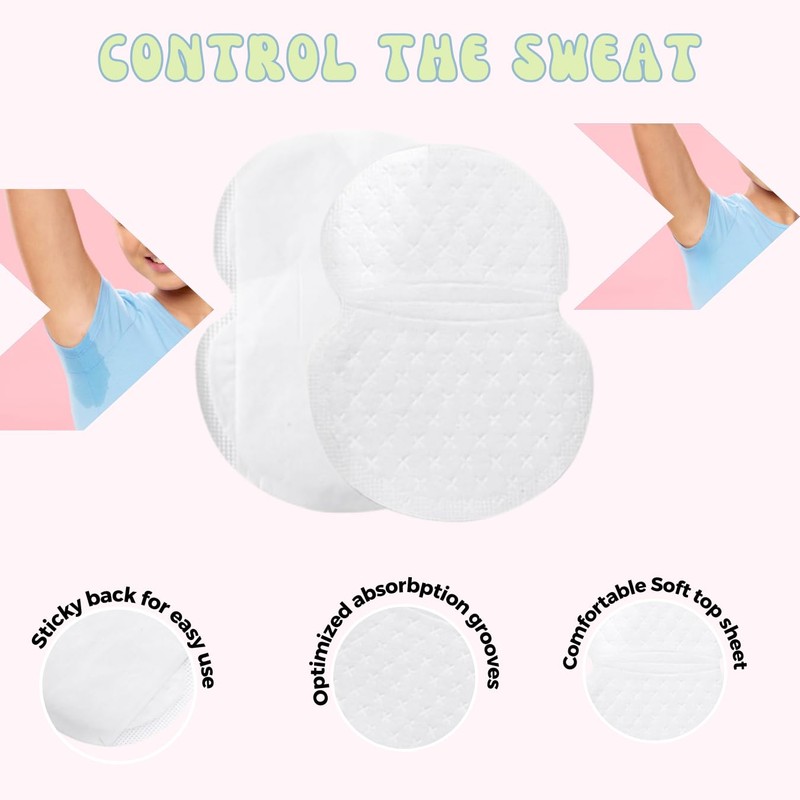 Disposable underarm Sweat Pads Little Miss Periods Teen Period Essentials