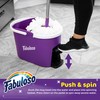 Fabuloso Spin Mop and Bucket, Hands-Free Wringing Spin Bucket -