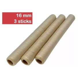 SALVIGAR Collagen Casings Dry 16mm / 50ft Lenght for stuffing 31 Lb 270 sausages 3 sticks