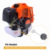 bowarepro 2Pcs Fuel Tank Cap Brushcutter Strimmer Trimmer Grass Brush
