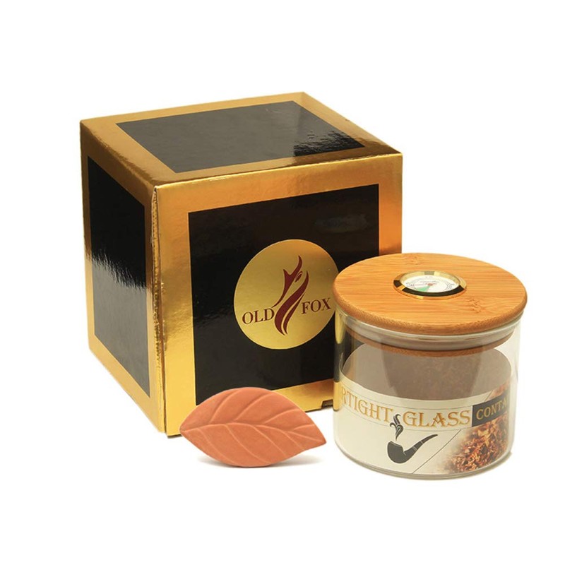 Glass Shag Case with Humidity Stone