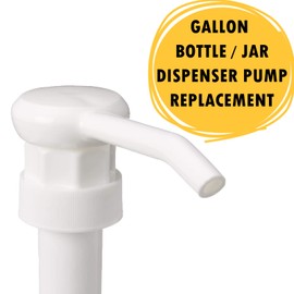 Superhairpieces Heavy Duty Pump Dispensers for Commercial, Industrual, Gallons Jugs Bottle, Suitable for Shampoo, Conditioner, Paint and Condiments, 2 PCS Includes 2 12" Tubes