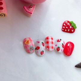 Strawberry Sherbet - Short Almond / 딸기샤베트 - 숏아몬드