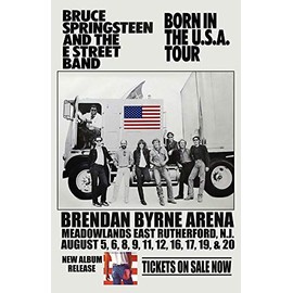 BRUCE SPRINGSTEEN REPLICA 1984 CONCERT POSTER