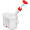com-four® Cherry Pitter with Large Container, Stable with Suction Feet