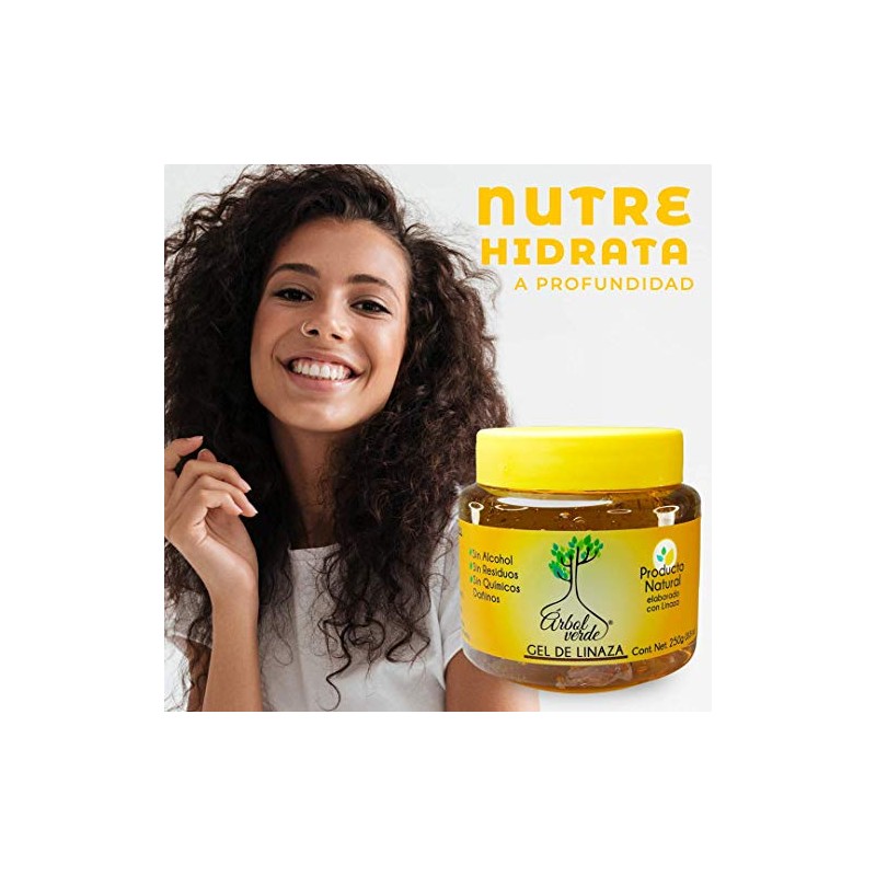 Duo Gel Flaxseed Green Tree 500g Without Alcohol Moderate Fixing