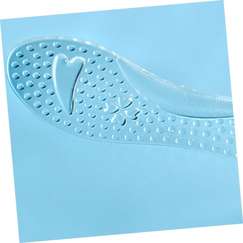 KOMBIUDA 3pairs Gel Insoles for Ladies Transparent Arch Support Foot