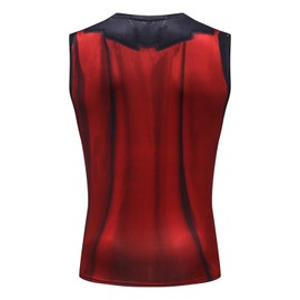 Cosfunmax Superhero Shirt Compression Sports Shirt Runing Fitness Gym Men's Base Layer M