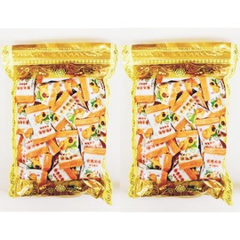 Candy Snacks, Licorice & Loquat Soft Candy,Individually Wrapped, 8.8 Oz, 2 Pack
