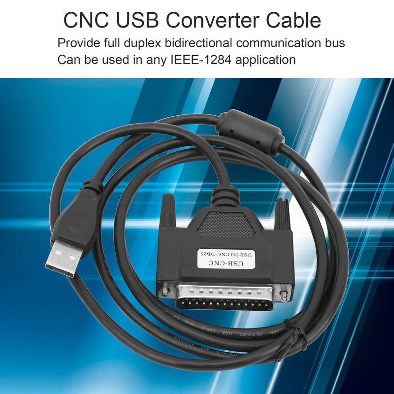 CNC‑USB Adapter Cable to Parallel Converter Transformer Computer Network Connectors