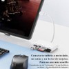 6 en 1 Lector de Tarjetas USB C con 2
