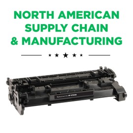 Clover Remanufactured Toner Cartridge (Reused OEM Chip) Replacement for HP 58A (CF258A) | Black