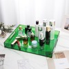 Large Acrylic Serving Tray Decorative Ottoman Coffee Table Tray with