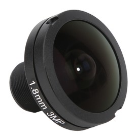 Camera Fisheye Lens 3MP 180° 1.8mm Optical Focal Length M12x0.5 Interface F2.0 Luminous Flux