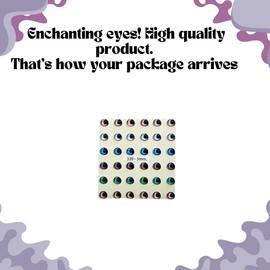 Ojitos Adhesivos 3D 3D Resin Adhesive or Self-Adhesive Eyes for All Types of Materials, Crafts, Decoration - 18 Pairs in Brown, 5mm Wide, (Measurement 7mm Wide x 5.8mm high)