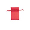 SSWBasics Red Organza Drawstring Pouches - 2" W x 3"