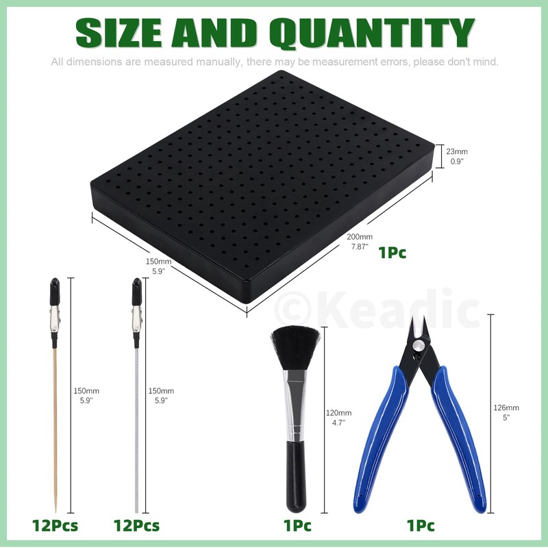 Keadic 37Pcs Model Tool Paint Kit Includes Professional Gundam Model