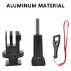 Aluminum Alloy Cold Shoe Tripod Mount Adapter for Action Cameras,