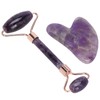 Portable Face Roller Massager Facial Beauty Roller Heart Shaped Gua