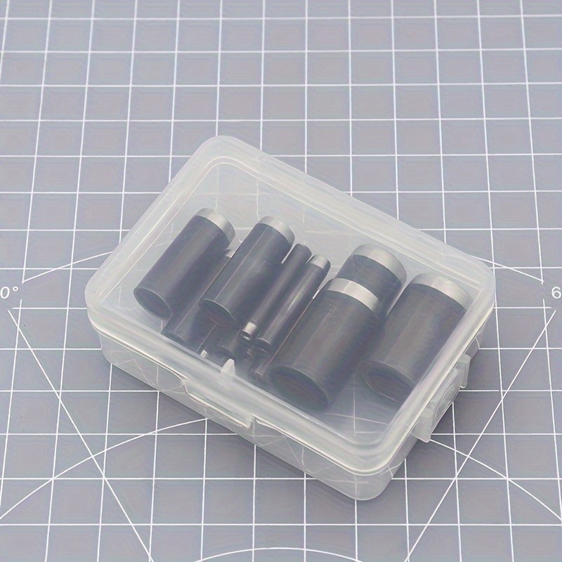 15-Size Round Hollow Punch Set for Leather Craft, Belts and