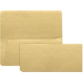 LUXPaper Airline Ticket (3 7/8 x 8 1/2) - Gold Metallic (250 Qty.)