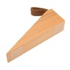 6pcs Door Stopper Wedge Polished Glossy Compact Wooden Firefighter Door