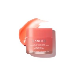 LANEIGE Lip Sleeping Mask Grapefruit: Nourish, Hydrate, Vitamin C, Murumuru & Shea Butter, Antioxidants, Flaky, Dry Lips (Packaging May Vary)