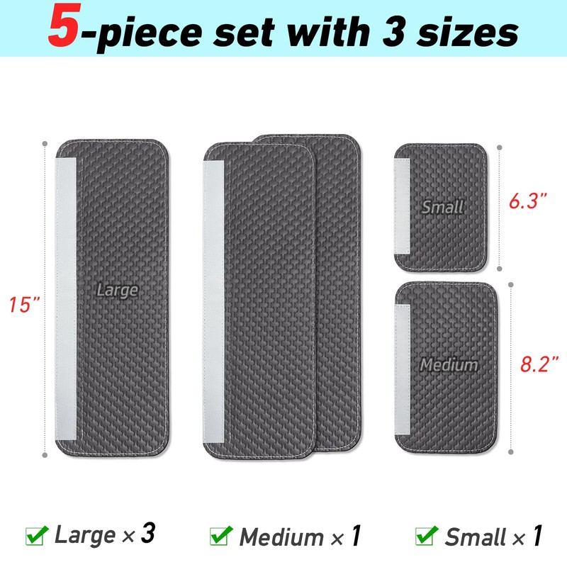 Refrigerator Door Handle Covers, 5 PCS, Performance Appliance Handle Covers,
