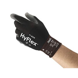 HyFlex 11-600 - Guante de Nylon con Poliuretano para trabajos que impliquen destreza y sensibilidad. Talla 9 (Grande) 1 par.