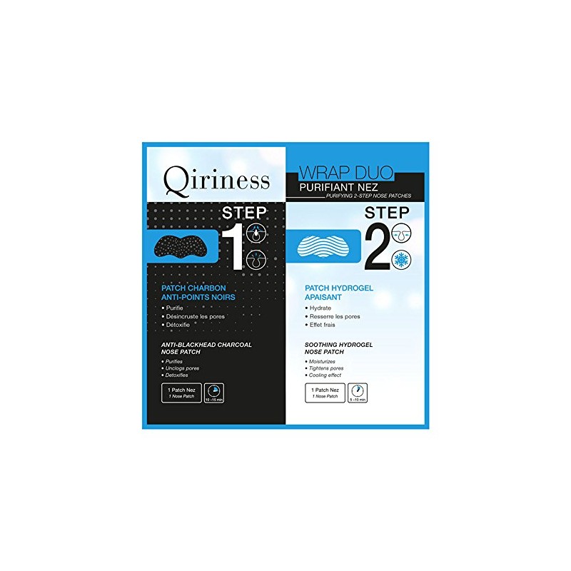 Qiriness Wrap Duo Purifiant Nez Nose Strip 100 g