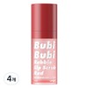 Unpa Bubi Bubi Bubble Lip Scrub Red Beach Strawberry PHA Contains, Red Strawberry, 10ml, 4 Pieces / 언파 부비부비 버블 립 스크럽 레드 비치스트로베리 PHA 함유, 레드스트로베리, 10ml, 4개