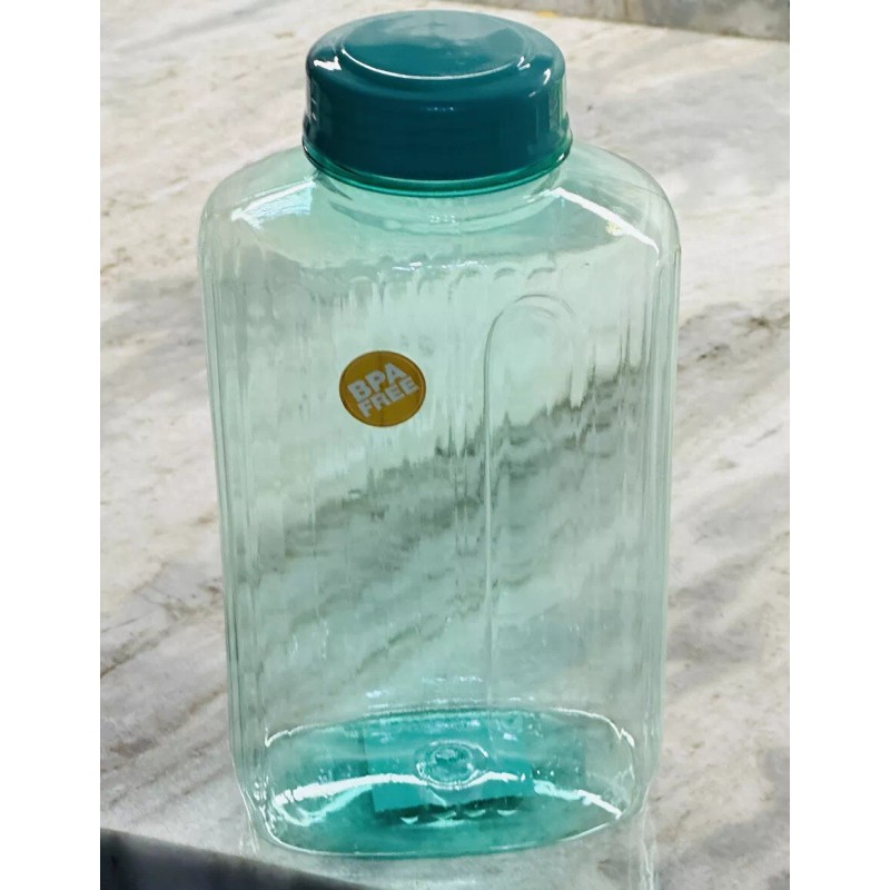 Greenbrier Turquoise Plastic Fridge Water Bottle-50floz/