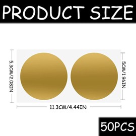 Pack of 50 50 mm Scratch Stickers, Scratch Free Stickers, Scratch Cards for Games, DIY, Travel Vouchers, Gifts, Birthday