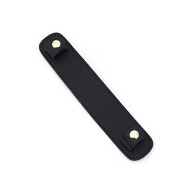 Jiesinlov Microfiber Leather Shoulder Strap Pads Replacement Cushion Strap Covers for Tote Bags Detachable (Black)