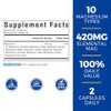 10 in 1 Magnesium Complex, 420mg Elemental Magnesium Ultra Strength,