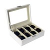 UnionPlus 4-Slots Sunglasses Case Organizer, Eyeglass Glasses Display Holder Collector,