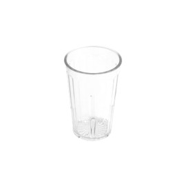 G.E.T. 8808-1-CL-EC Heavy-Duty Shatterproof Plastic Faceted Tumblers, 8 Ounce, Clear (Set of 4)