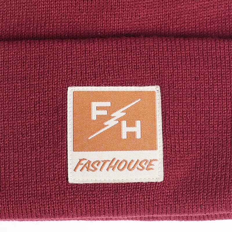 FASTHOUSE Service Beanie (Maroon, One Size)