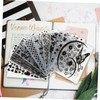 OSALADI 10pcs Plastic Embossing Folders for DIY Card Making Scrapbooking