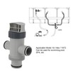 Dual Split Hose Plunger Valve pool accessories above ground Pool