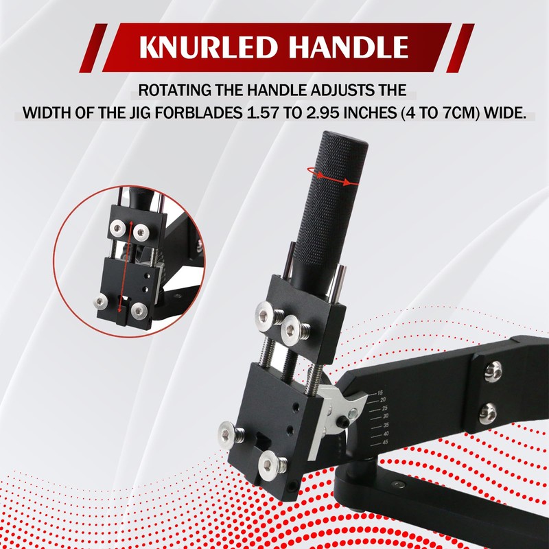 New Upgrade Large Size Lawn Mower Blade Sharpener & Balancer,