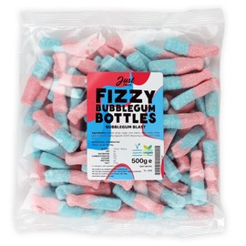 Just Treats Fizzy Bubblegum Bottles (500g Share Bag)