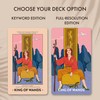 Wyspell Feminine Tarot Card Deck - Borderless - With Guidebook
