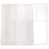 NUOBESTY 2pcs Drawer Organizers Reusable Storage Box Lid Adjustable Dividers
