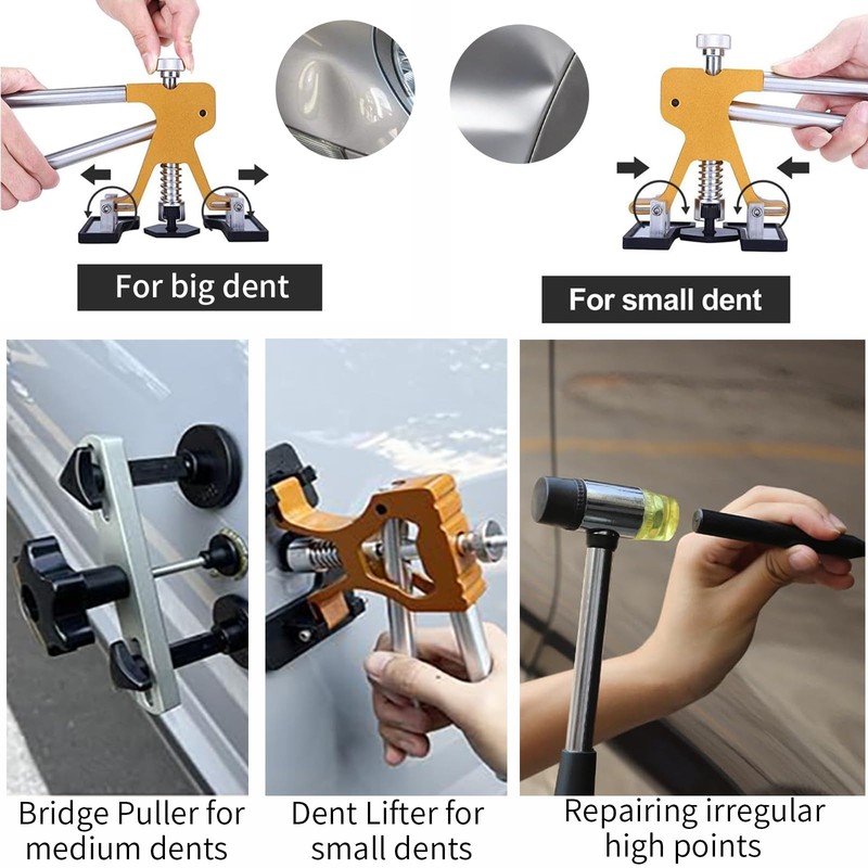Patravious Paintless Dent Removal Kit for Cars,Dent Puller Kit with